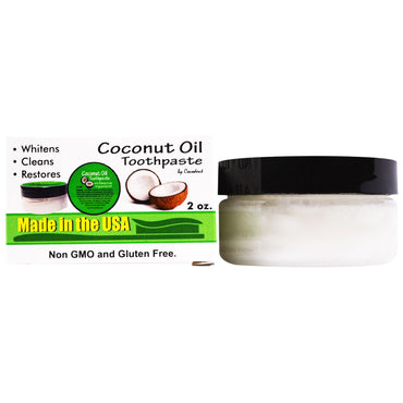 Greensations, 重曹とスペアミントオイルを配合したココナッツオイル歯磨き粉、2 オンス