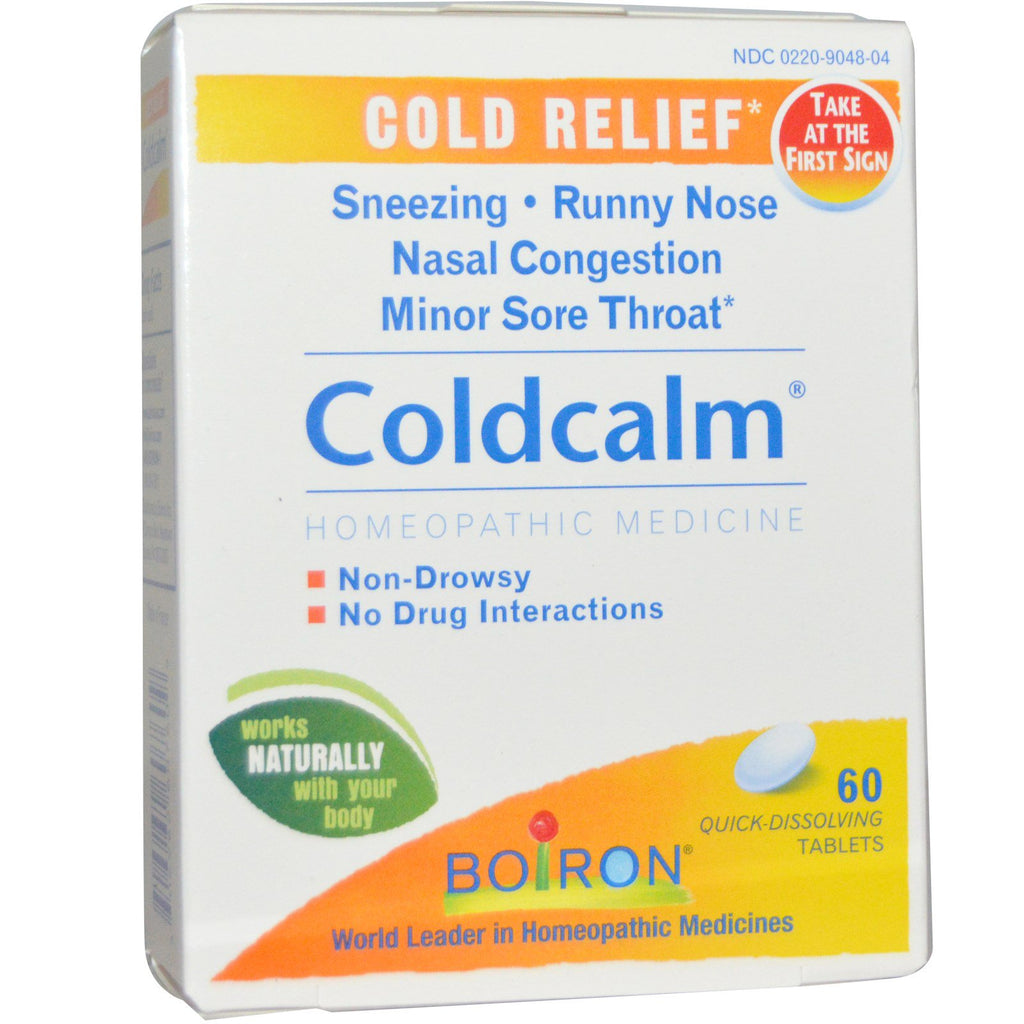 Boiron, coldcalm, 60 szybko rozpuszczających się tabletek