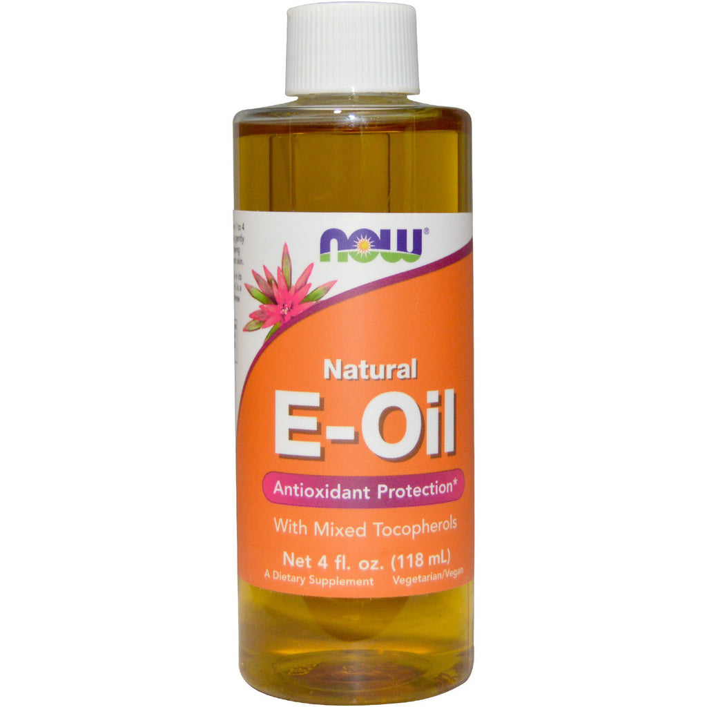 Now Foods, Natural E-Oil, Antioxidant Protection, 4 fl oz (118 ml)