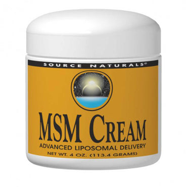 Source Naturals, MSM Cream, 4 אונקיות (113.4 גרם)