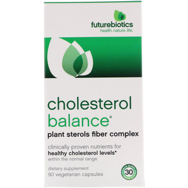 Futurebiotics, equilibrio del colesterol, 90 cápsulas vegetales