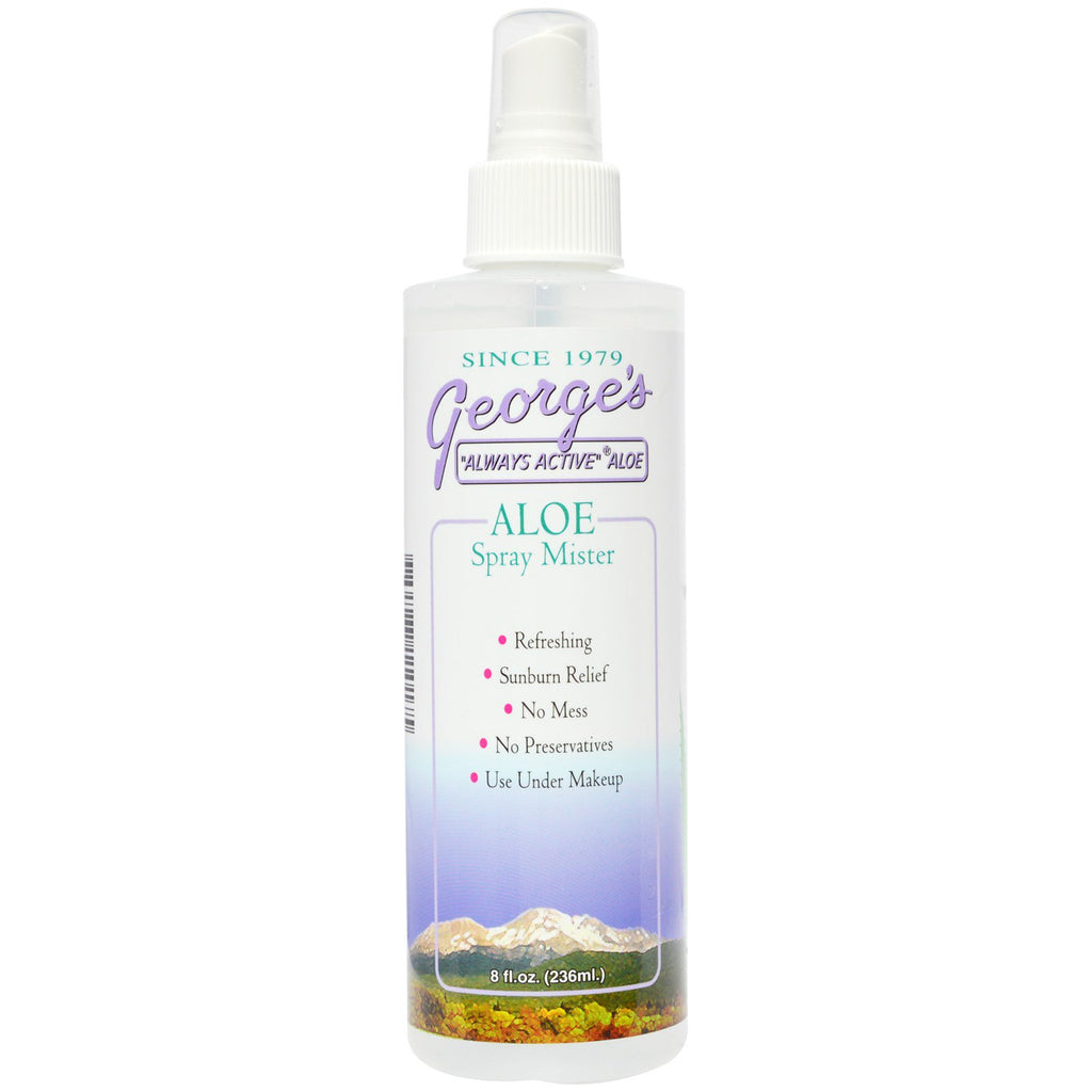 George's Aloe Vera, Aloe Spray Mister, 8 uncji (236 ml)