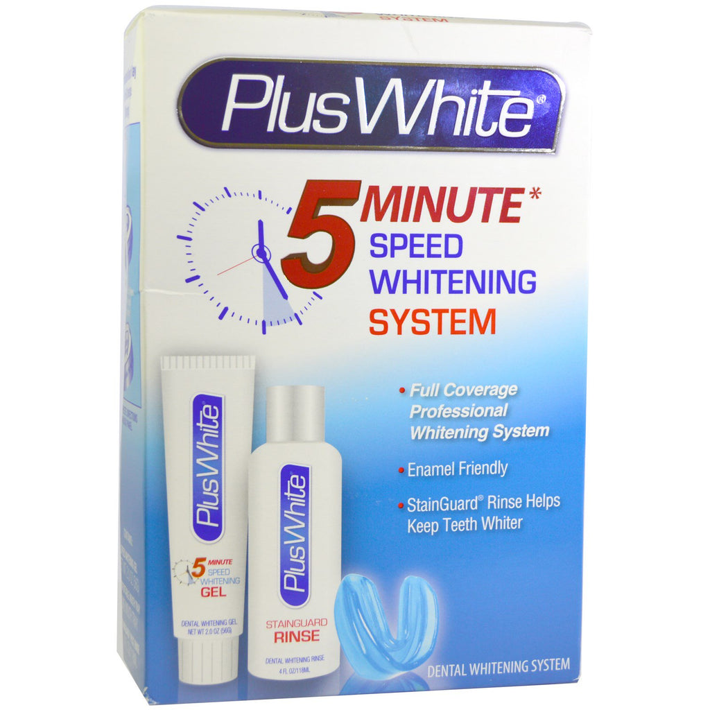 Plus White, 5 Minute Premier Whitening System, 3 Piece Whitening Kit