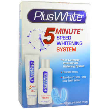 Plus White, 5-Minuten-Premium-Bleaching-System, 3-teiliges Bleaching-Set