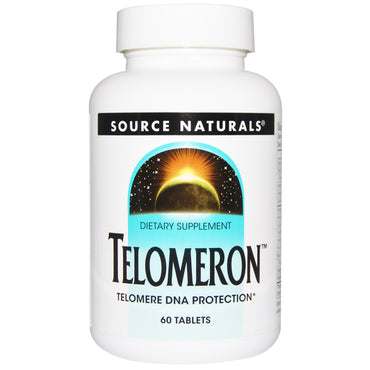 Source naturals, telomeron, 60 tabletter