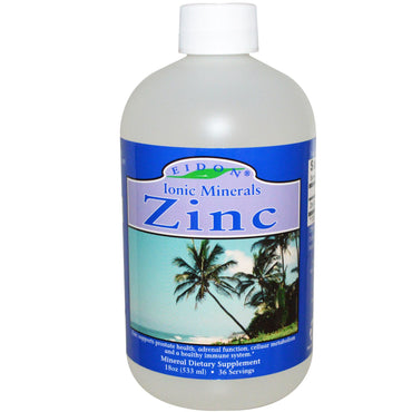 Eidon Mineral Supplements, Ionic Minerals, Zinc, 18 oz (533 ml)