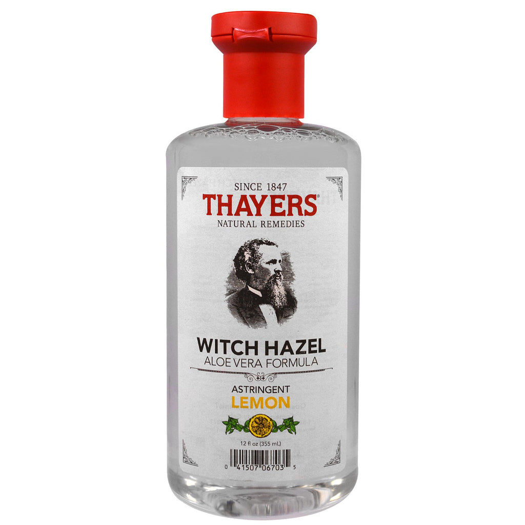 Thayers, amamelide, formula di aloe vera, limone astringente, 12 fl oz (355 ml)