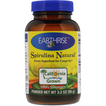 Earthrise, Spirulina Natural Powder, 3.2 oz (90 g)