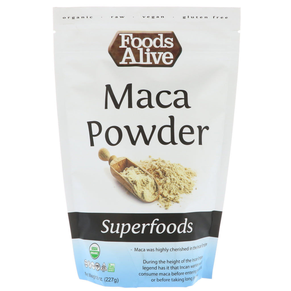 Foods Alive, Superfoods, Maca w proszku, 8 uncji (227 g)