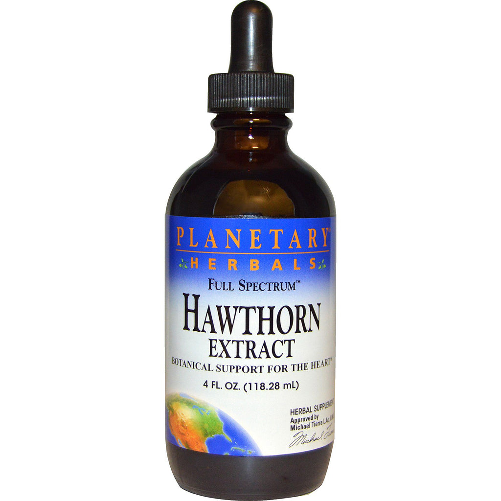 Planetary Herbals, Full Spectrum, Hawthorn Extract, 4 fl oz (118.28 ml)