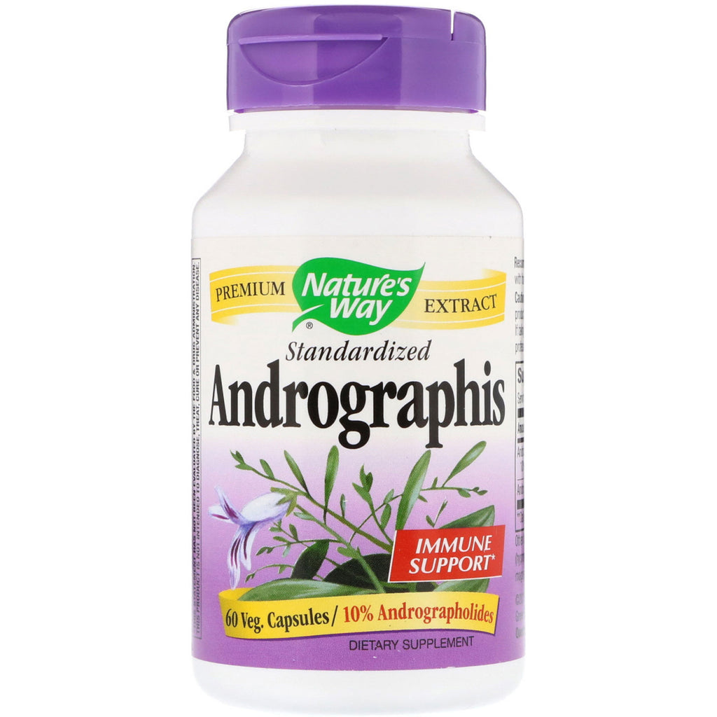 Nature's Way, Andrographis, Standardized, 60 Veg. Capsules