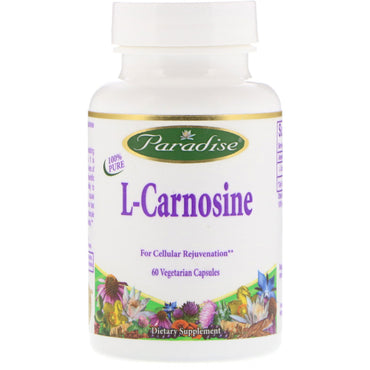 Paradijskruiden, l-carnosine, 60 vegetarische capsules