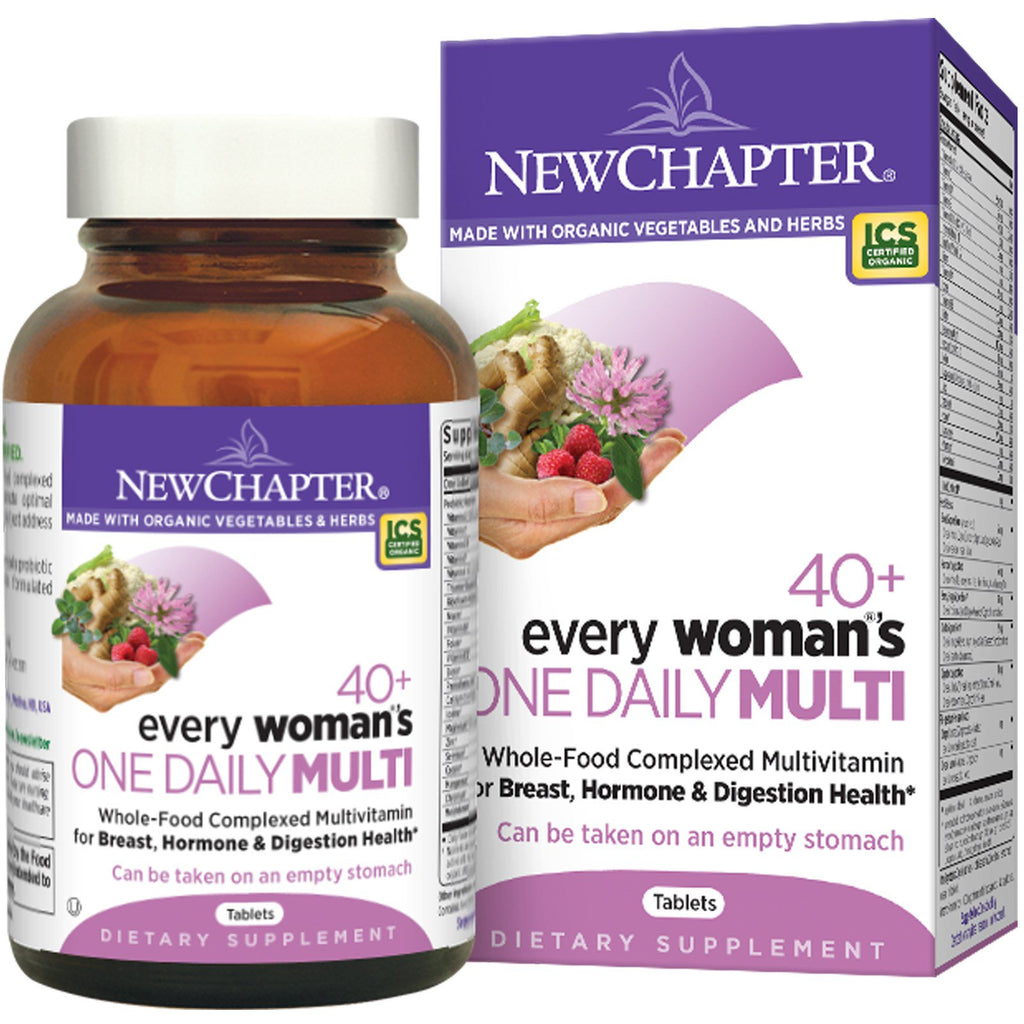 New Chapter, 40+ Multi quotidien pour chaque femme, 72 comprimés