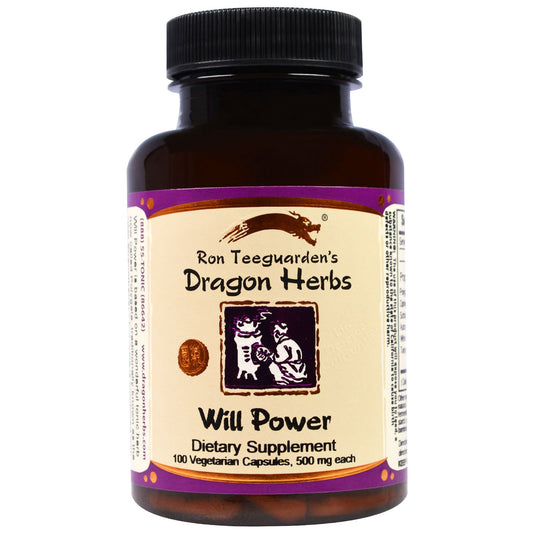 Dragon Herbs, Forza di volontà, 500 mg, 100 capsule vegetali