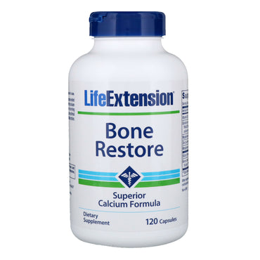 Extensão de vida, restauração óssea, 120 cápsulas
