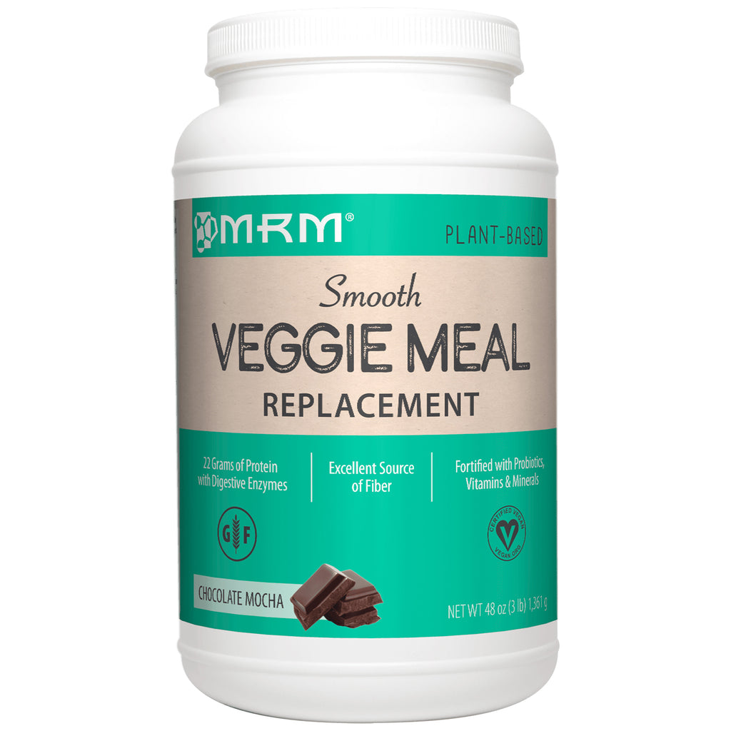 MRM, อาหารทดแทน Smooth Veggie, ช็อกโกแลตมอคค่า, 3 ปอนด์ (1,361 กรัม)