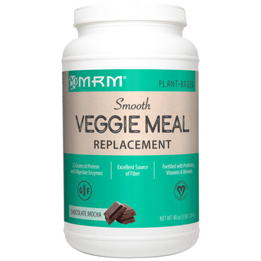 MRM, substitut de repas végétarien onctueux, chocolat moka, 3 lb (1 361 g)