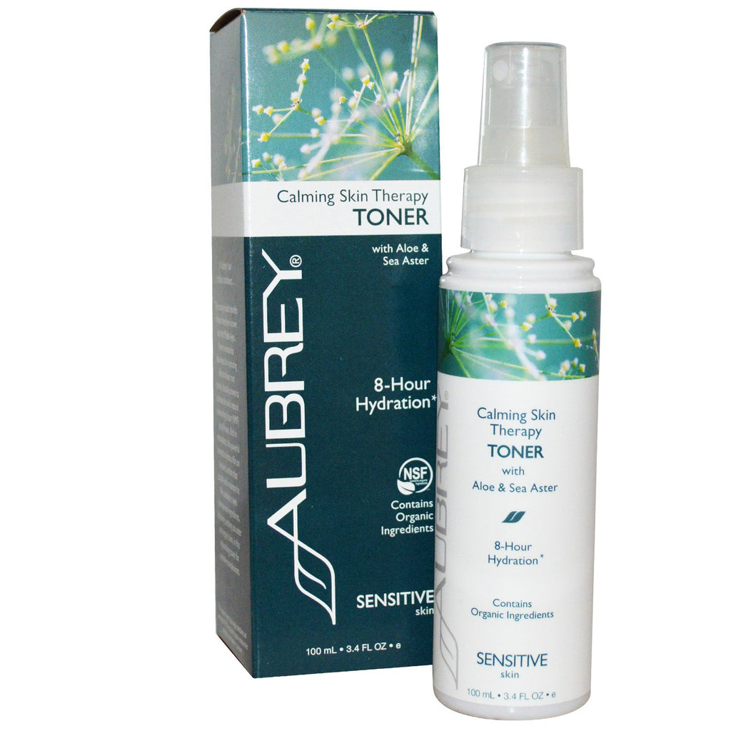 Aubrey s, Calming Skin Therapy, Toner, empfindliche Haut, 3,4 fl oz (100 ml)