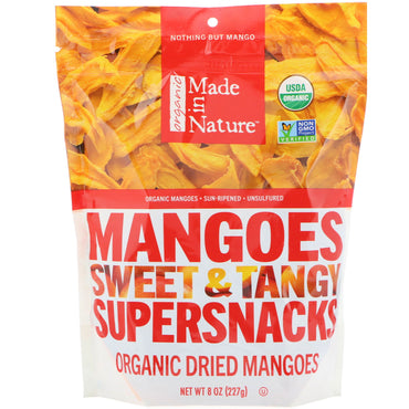 Made in Nature,  Mangoes Sweet & Tangy Supersnack, 8 oz (227 g)