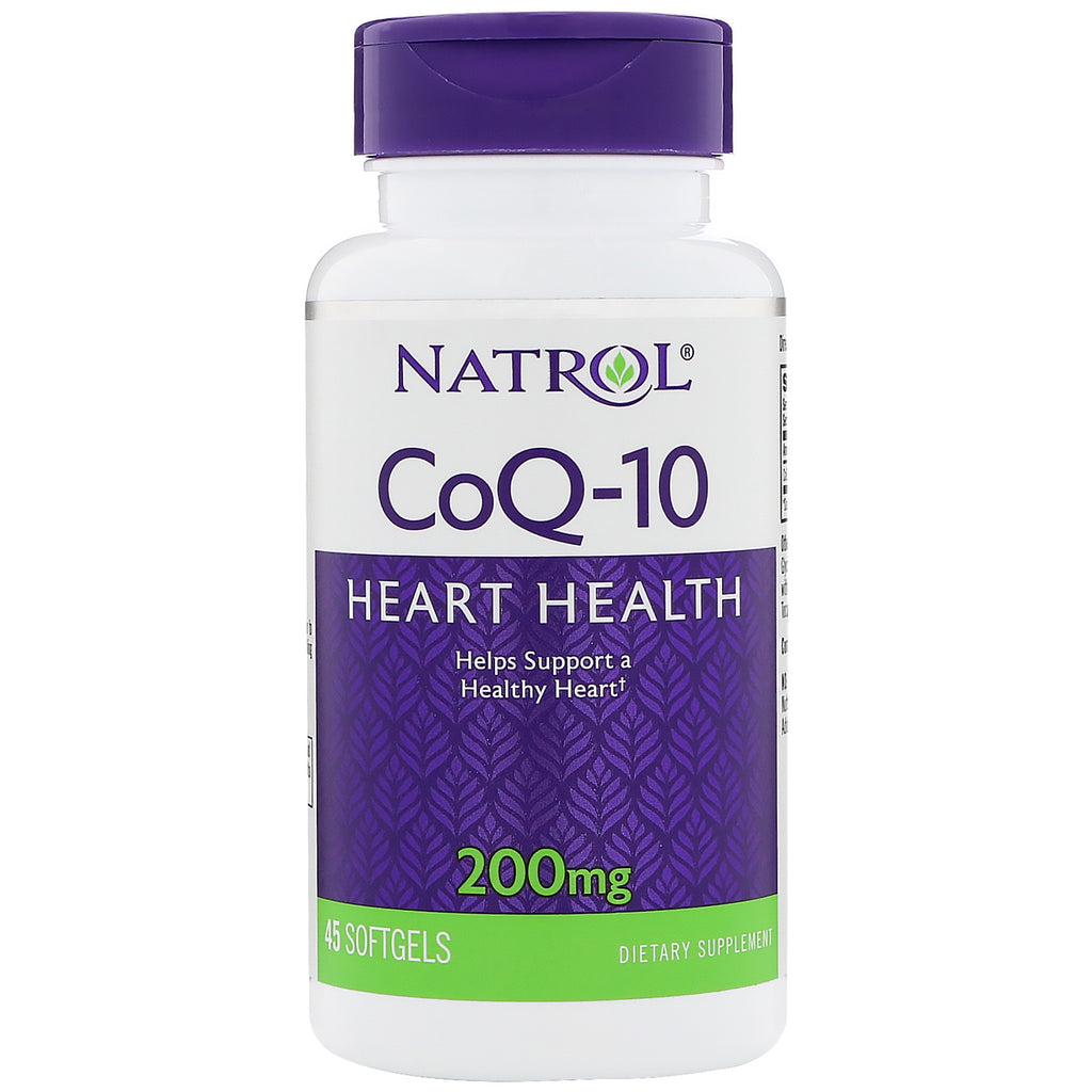 Natrol, Co-Q10, 200 mg, 45 Softgels