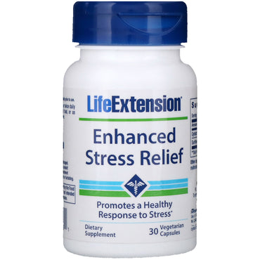 Extensión de vida, alivio natural del estrés, 30 cápsulas vegetales