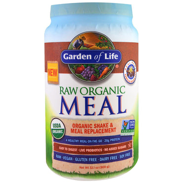 Garden of Life, RAW Meal, Shake och Meal Replacement, Vanilla Spiced Chai, 32,1 oz (909 g)