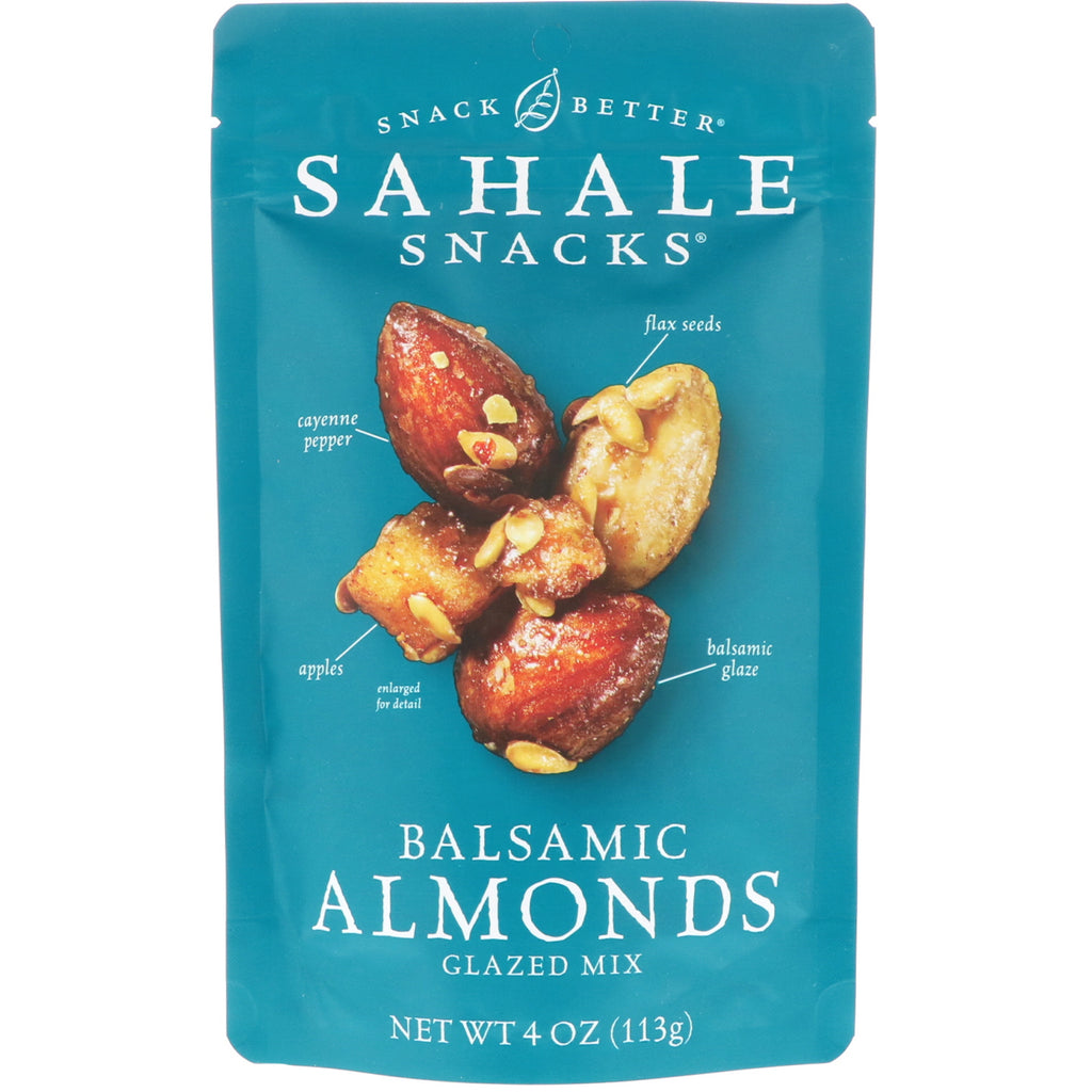 Sahale Snacks, mieszanka glazurowana, migdały balsamiczne, 4 uncje (113 g)