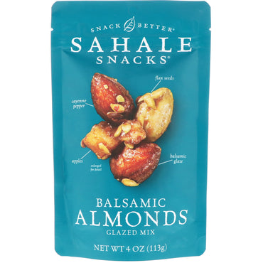 Sahale Snacks, geglazuurde mix, balsamico-amandelen, 4 oz (113 g)