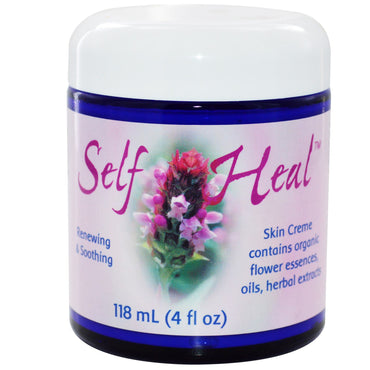 Flower Essence Services, كريم الشفاء الذاتي للبشرة، 4 أونصة سائلة (118 مل)