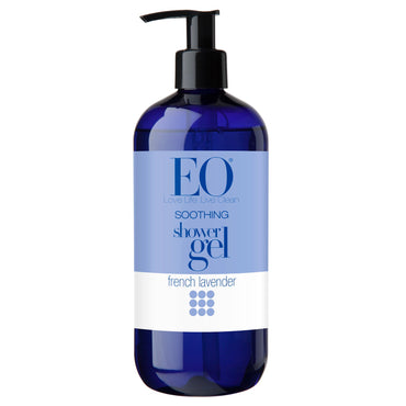 EO Products, Gel de ducha calmante, lavanda francesa, 16 fl oz (473 ml)