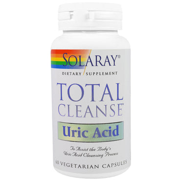 Solaray, Total Cleanse, Uric Acid, 60 Veggie Caps