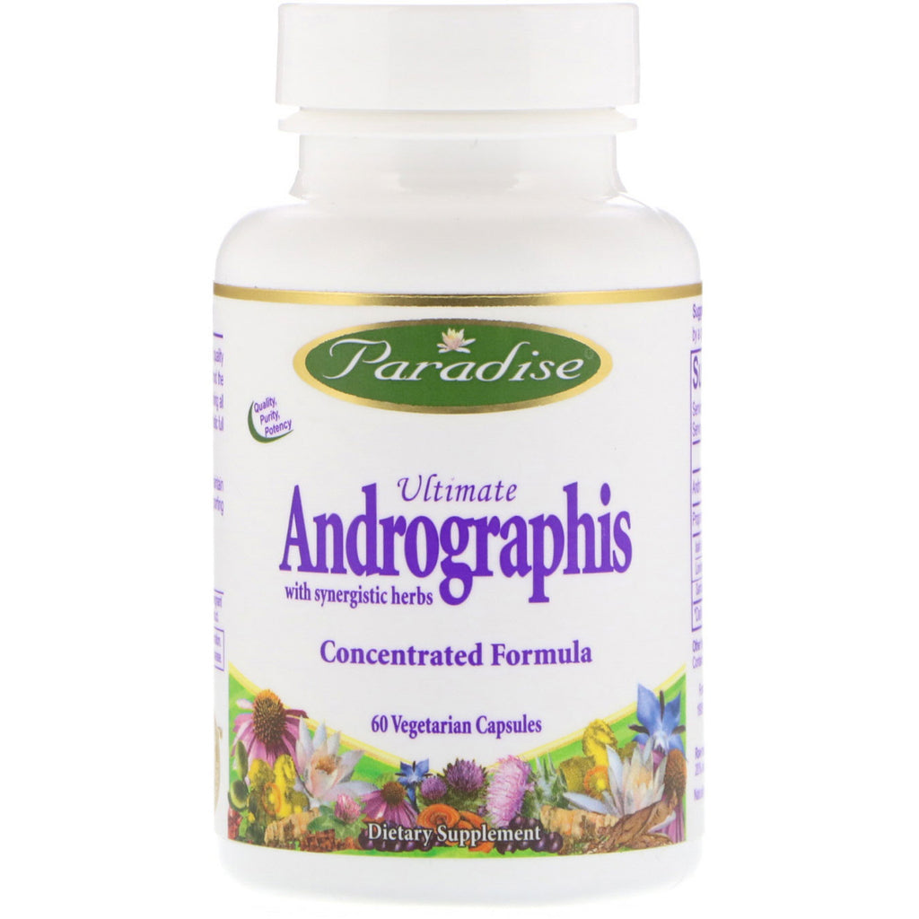 Paradise Herbs, Ultimate Andrographis, 60 capsules végétariennes