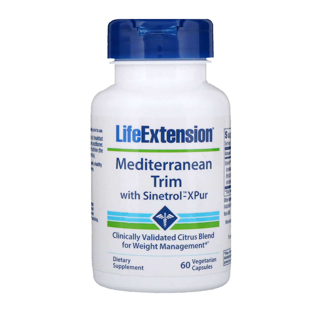 Life Extension, śródziemnomorska przystawka z Sinetrolem-XPur, 60 kapsułek wegetariańskich