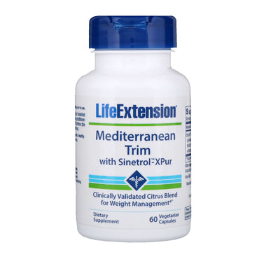 Life Extension, Recorte mediterráneo con Sinetrol-XPur, 60 cápsulas vegetales