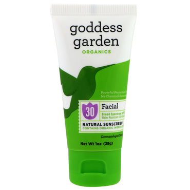 Goddess Garden s Naturalny krem ​​przeciwsłoneczny do twarzy SPF 30 1 oz (28 g)