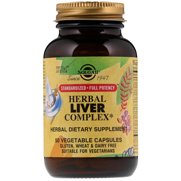 Solgar, Herbal Liver Complex, 50 Vegetable Capsules