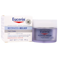 Eucerin, Redness Relief, Dermatological Skincare, Night Creme, 1.7 oz (48 g)