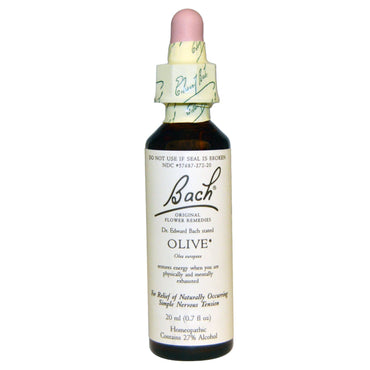Bach, originale blomsterremedier, oliven, 0,7 fl oz (20 ml)