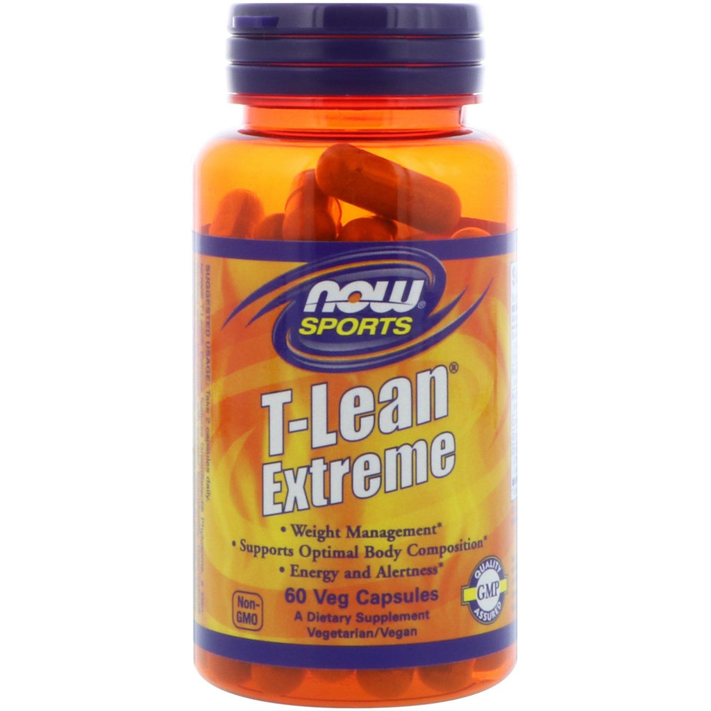 Now Foods, Sports, T-Lean Extreme, 60 Veg Capsules
