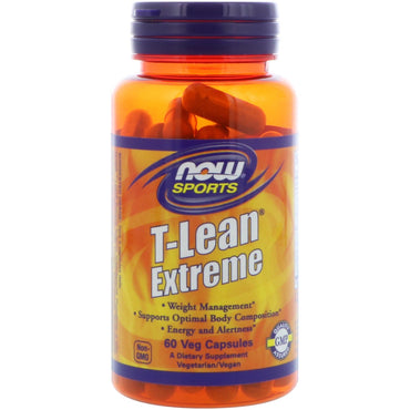 Now Foods, Sports, T-Lean Extreme, 60 베지 캡슐