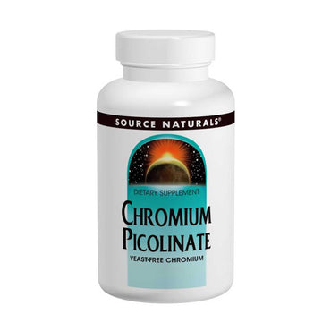 Source Naturals, pikolinian chromu, 200 mcg, 240 tabletek