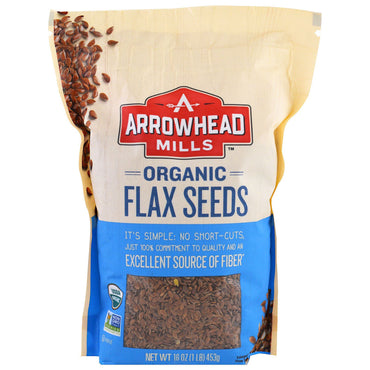 Mori cu vârf de săgeată, semințe de in, 16 oz (453 g)