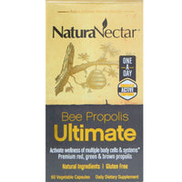 NaturaNectar, Propóleo de abeja definitivo, 60 cápsulas vegetales