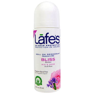 Lafe's Natural Body Care、ロールオン デオドラント、ブリス、2.5 oz (73 ml)