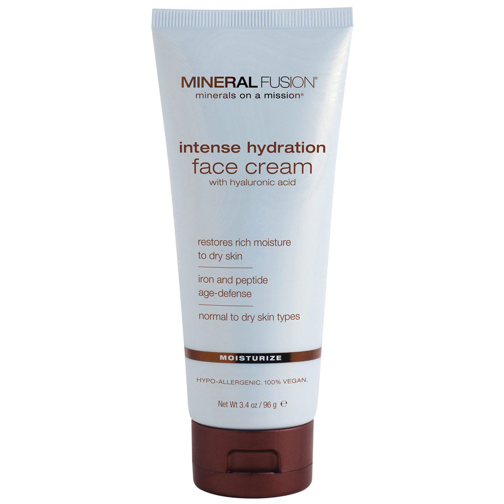 Mineral Fusion, Intens Hydration Face Cream, Moisturize, 3,4 oz (96 g)