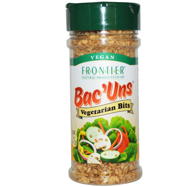 Frontier natuurlijke producten, Bac'Uns, vegetarische stukjes, 2,47 oz (70 g)