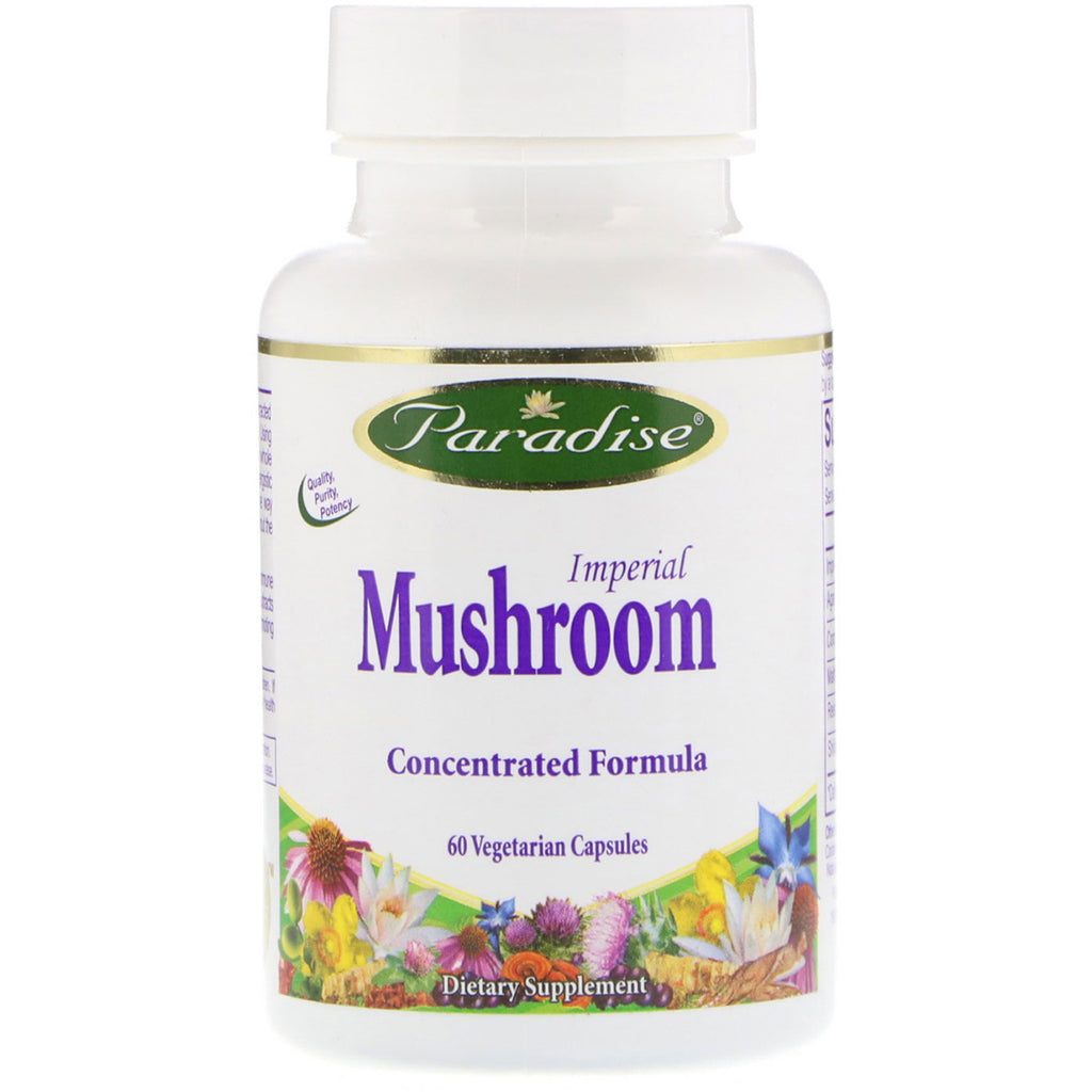Erbe paradisiache, fungo imperiale, formula immunitaria, 60 capsule vegetariane