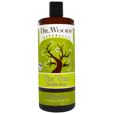 Dr. Woods, Tea Tree Castilla Soap, 32 fl oz (946 ml)