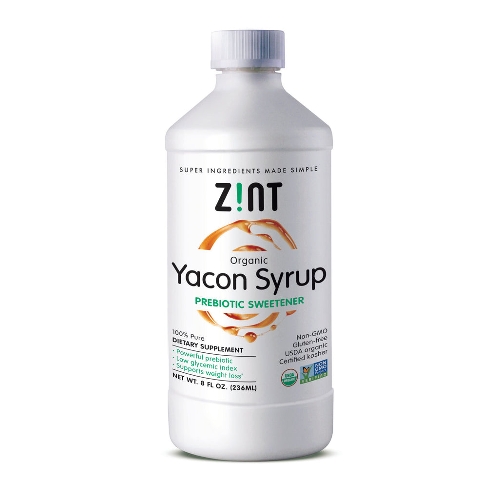 Zint, Yacon sirup, præbiotisk sødemiddel, 8 fl oz (236 ml)