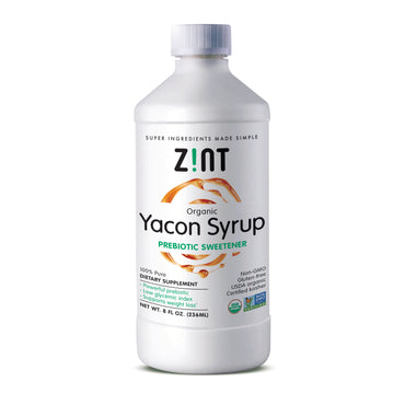 Zint, sirop de Yacon, îndulcitor prebiotic, 8 fl oz (236 ml)